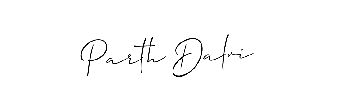 Also we have Parth Dalvi name is the best signature style. Create professional handwritten signature collection using Allison_Script autograph style. Parth Dalvi signature style 2 images and pictures png