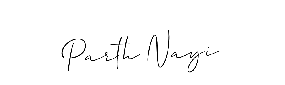 How to Draw Parth Nayi signature style? Allison_Script is a latest design signature styles for name Parth Nayi. Parth Nayi signature style 2 images and pictures png