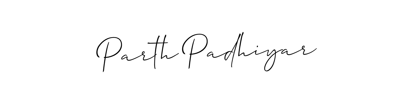 Here are the top 10 professional signature styles for the name Parth Padhiyar. These are the best autograph styles you can use for your name. Parth Padhiyar signature style 2 images and pictures png
