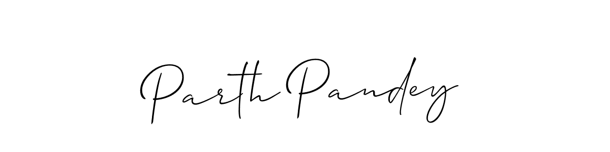if you are searching for the best signature style for your name Parth Pandey. so please give up your signature search. here we have designed multiple signature styles  using Allison_Script. Parth Pandey signature style 2 images and pictures png