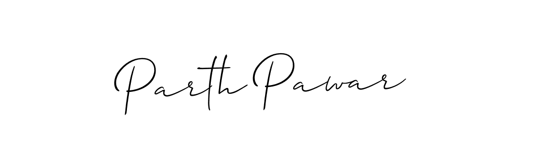 Make a short Parth Pawar signature style. Manage your documents anywhere anytime using Allison_Script. Create and add eSignatures, submit forms, share and send files easily. Parth Pawar signature style 2 images and pictures png