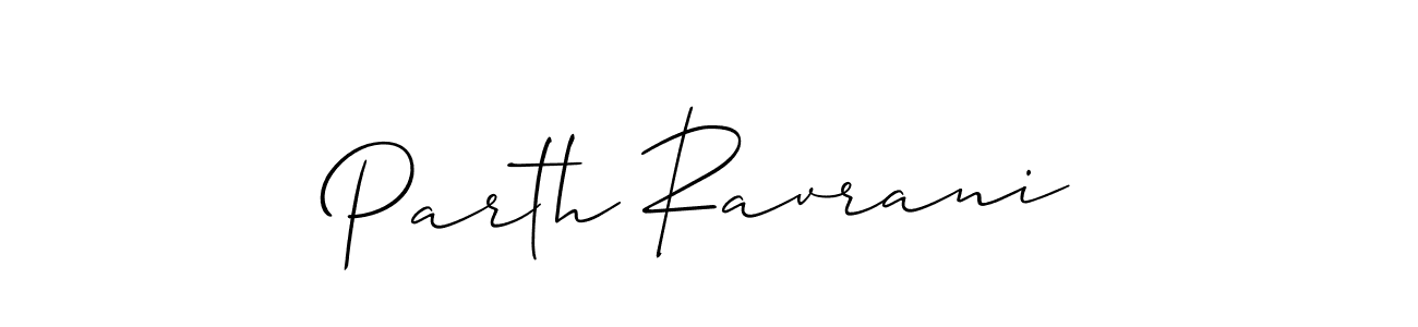 Make a beautiful signature design for name Parth Ravrani. Use this online signature maker to create a handwritten signature for free. Parth Ravrani signature style 2 images and pictures png