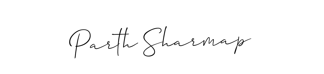 Allison_Script is a professional signature style that is perfect for those who want to add a touch of class to their signature. It is also a great choice for those who want to make their signature more unique. Get Parth Sharmap name to fancy signature for free. Parth Sharmap signature style 2 images and pictures png
