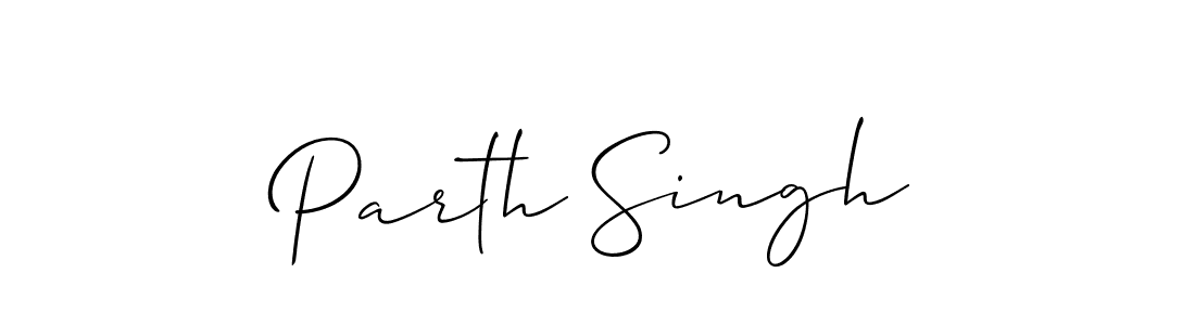 Create a beautiful signature design for name Parth Singh. With this signature (Allison_Script) fonts, you can make a handwritten signature for free. Parth Singh signature style 2 images and pictures png