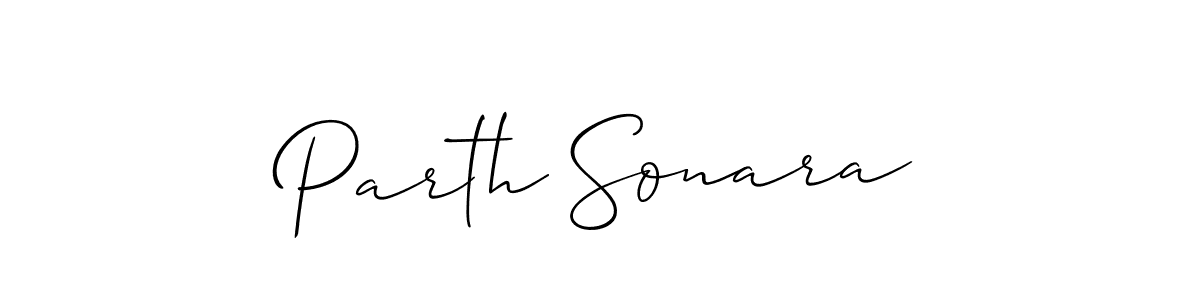 if you are searching for the best signature style for your name Parth Sonara. so please give up your signature search. here we have designed multiple signature styles  using Allison_Script. Parth Sonara signature style 2 images and pictures png