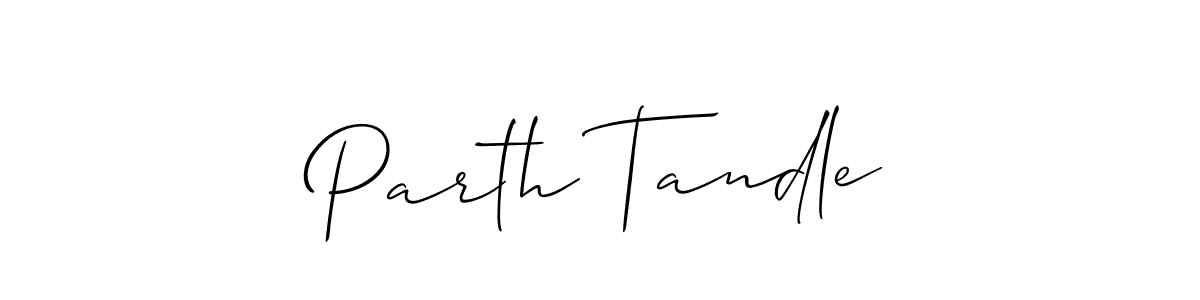 Best and Professional Signature Style for Parth Tandle. Allison_Script Best Signature Style Collection. Parth Tandle signature style 2 images and pictures png