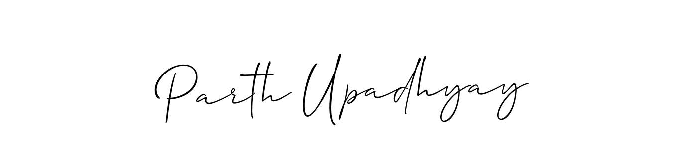 Similarly Allison_Script is the best handwritten signature design. Signature creator online .You can use it as an online autograph creator for name Parth Upadhyay. Parth Upadhyay signature style 2 images and pictures png