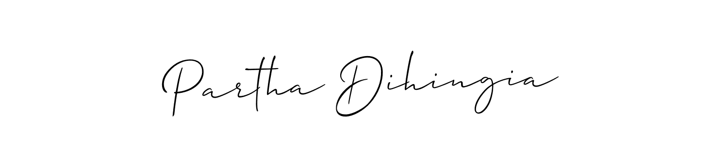 Once you've used our free online signature maker to create your best signature Allison_Script style, it's time to enjoy all of the benefits that Partha Dihingia name signing documents. Partha Dihingia signature style 2 images and pictures png