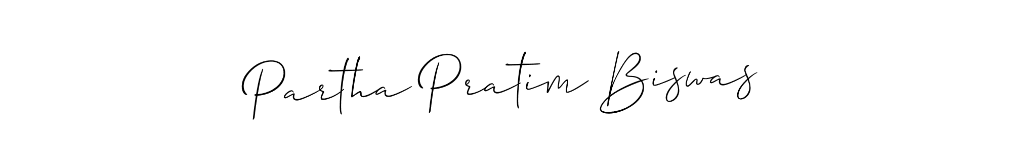 It looks lik you need a new signature style for name Partha Pratim Biswas. Design unique handwritten (Allison_Script) signature with our free signature maker in just a few clicks. Partha Pratim Biswas signature style 2 images and pictures png
