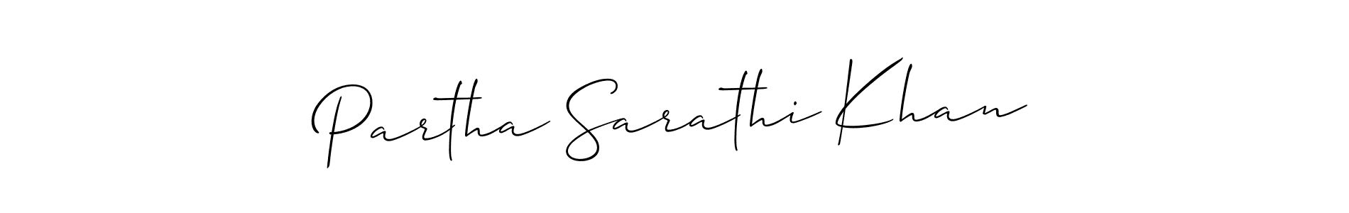 Make a beautiful signature design for name Partha Sarathi Khan. Use this online signature maker to create a handwritten signature for free. Partha Sarathi Khan signature style 2 images and pictures png
