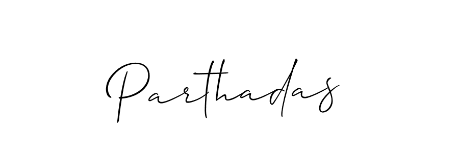 Make a beautiful signature design for name Parthadas. Use this online signature maker to create a handwritten signature for free. Parthadas signature style 2 images and pictures png