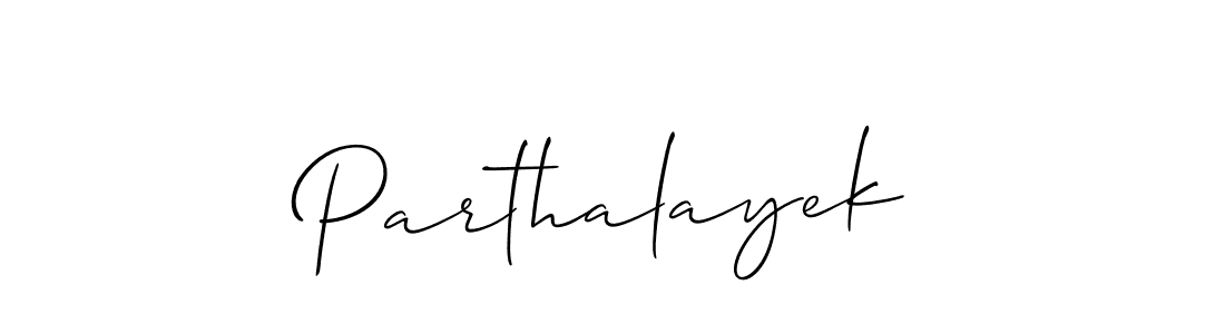 if you are searching for the best signature style for your name Parthalayek. so please give up your signature search. here we have designed multiple signature styles  using Allison_Script. Parthalayek signature style 2 images and pictures png