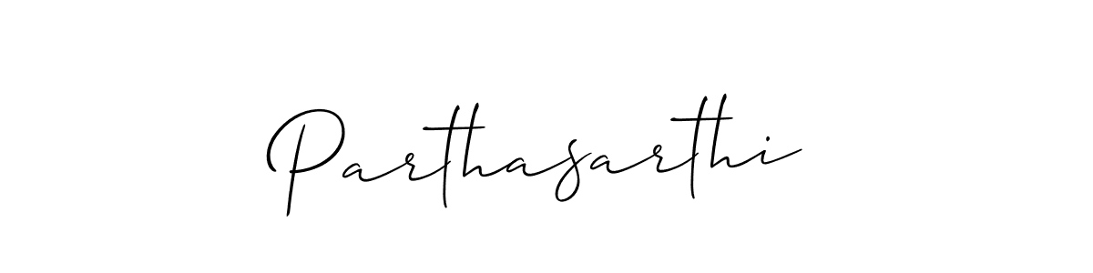 It looks lik you need a new signature style for name Parthasarthi. Design unique handwritten (Allison_Script) signature with our free signature maker in just a few clicks. Parthasarthi signature style 2 images and pictures png