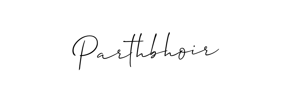 Similarly Allison_Script is the best handwritten signature design. Signature creator online .You can use it as an online autograph creator for name Parthbhoir. Parthbhoir signature style 2 images and pictures png