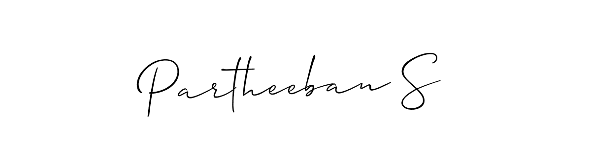 Once you've used our free online signature maker to create your best signature Allison_Script style, it's time to enjoy all of the benefits that Partheeban S name signing documents. Partheeban S signature style 2 images and pictures png