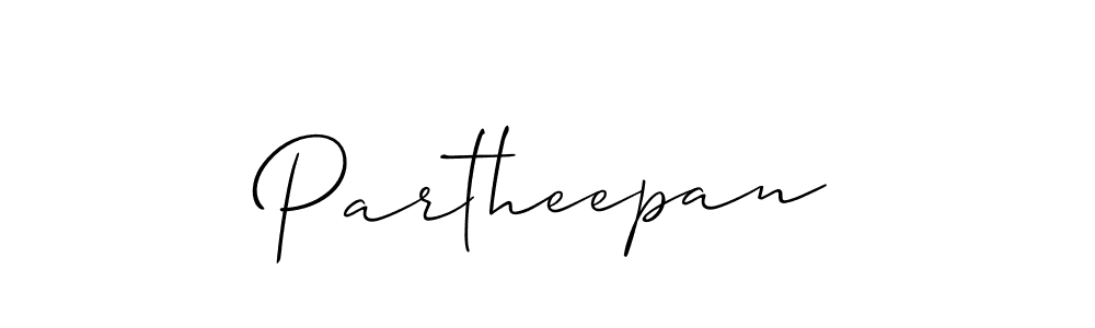 Also we have Partheepan name is the best signature style. Create professional handwritten signature collection using Allison_Script autograph style. Partheepan signature style 2 images and pictures png