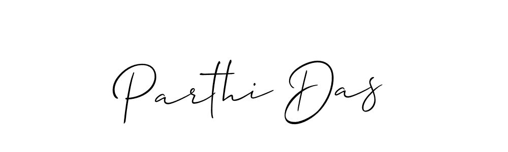 How to make Parthi Das signature? Allison_Script is a professional autograph style. Create handwritten signature for Parthi Das name. Parthi Das signature style 2 images and pictures png