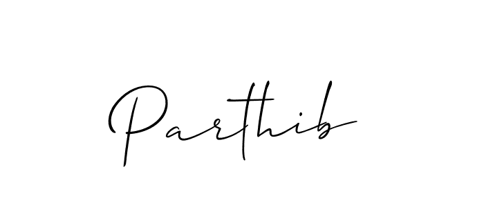 Also You can easily find your signature by using the search form. We will create Parthib name handwritten signature images for you free of cost using Allison_Script sign style. Parthib signature style 2 images and pictures png