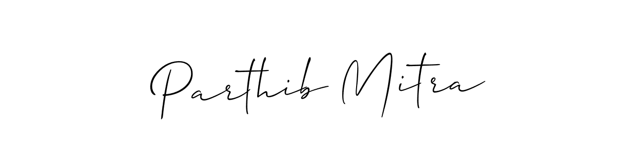 How to make Parthib Mitra signature? Allison_Script is a professional autograph style. Create handwritten signature for Parthib Mitra name. Parthib Mitra signature style 2 images and pictures png