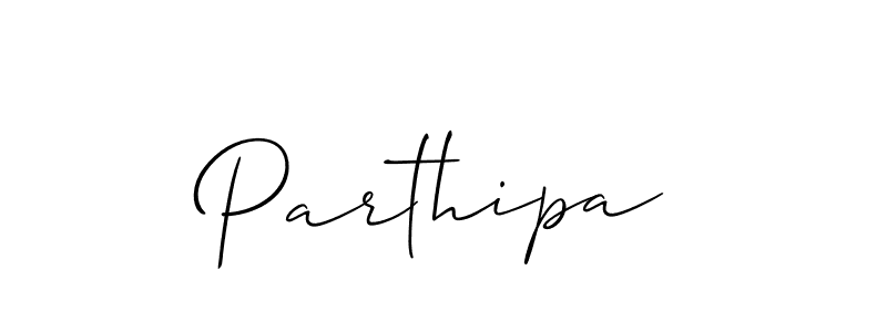 Once you've used our free online signature maker to create your best signature Allison_Script style, it's time to enjoy all of the benefits that Parthipa name signing documents. Parthipa signature style 2 images and pictures png