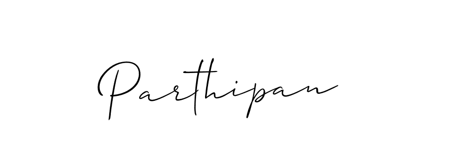 Also we have Parthipan name is the best signature style. Create professional handwritten signature collection using Allison_Script autograph style. Parthipan signature style 2 images and pictures png