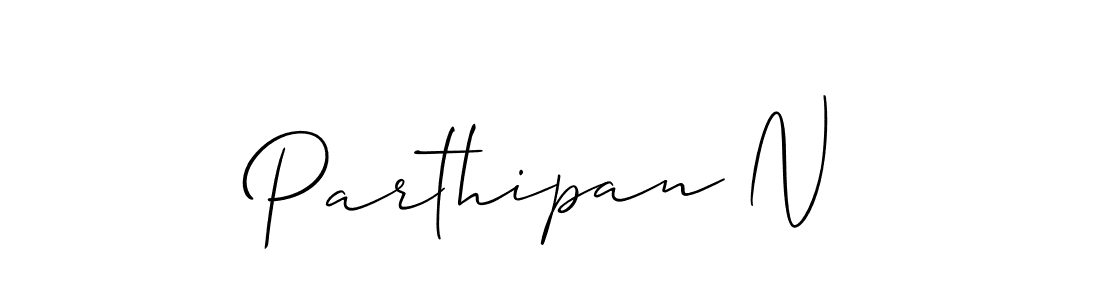 Similarly Allison_Script is the best handwritten signature design. Signature creator online .You can use it as an online autograph creator for name Parthipan N. Parthipan N signature style 2 images and pictures png