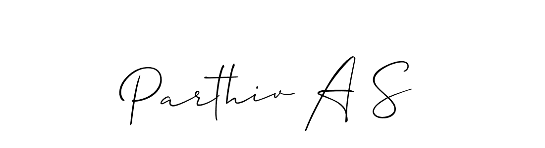 Similarly Allison_Script is the best handwritten signature design. Signature creator online .You can use it as an online autograph creator for name Parthiv A S. Parthiv A S signature style 2 images and pictures png