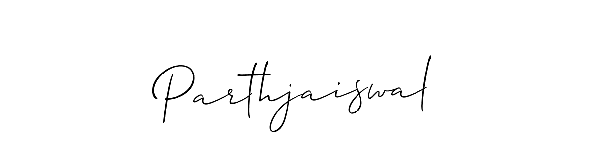 Parthjaiswal stylish signature style. Best Handwritten Sign (Allison_Script) for my name. Handwritten Signature Collection Ideas for my name Parthjaiswal. Parthjaiswal signature style 2 images and pictures png