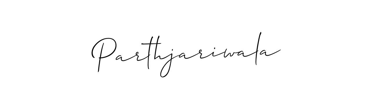 Make a short Parthjariwala signature style. Manage your documents anywhere anytime using Allison_Script. Create and add eSignatures, submit forms, share and send files easily. Parthjariwala signature style 2 images and pictures png