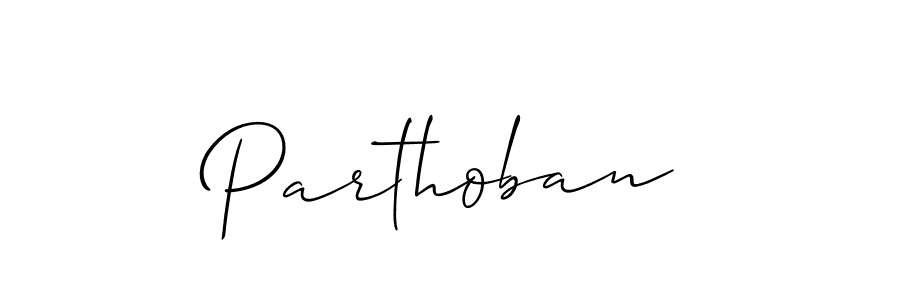 Also You can easily find your signature by using the search form. We will create Parthoban name handwritten signature images for you free of cost using Allison_Script sign style. Parthoban signature style 2 images and pictures png
