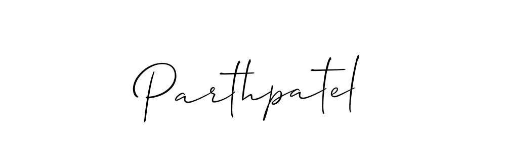 if you are searching for the best signature style for your name Parthpatel. so please give up your signature search. here we have designed multiple signature styles  using Allison_Script. Parthpatel signature style 2 images and pictures png