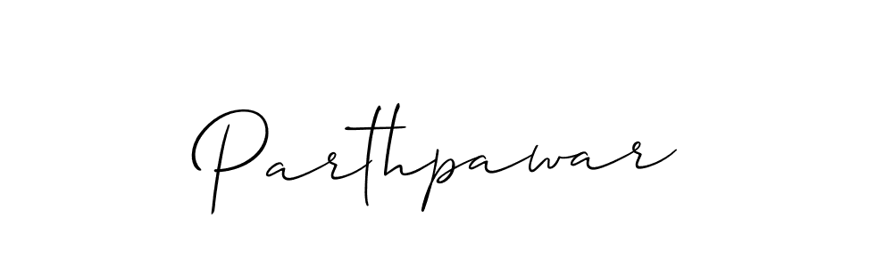 Make a short Parthpawar signature style. Manage your documents anywhere anytime using Allison_Script. Create and add eSignatures, submit forms, share and send files easily. Parthpawar signature style 2 images and pictures png