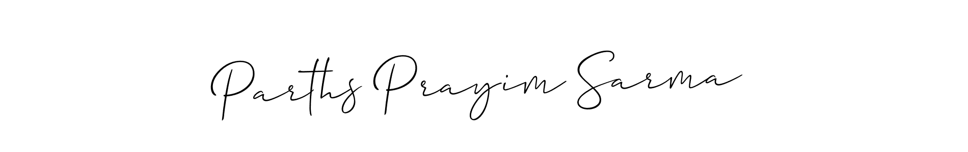 You can use this online signature creator to create a handwritten signature for the name Parths Prayim Sarma. This is the best online autograph maker. Parths Prayim Sarma signature style 2 images and pictures png