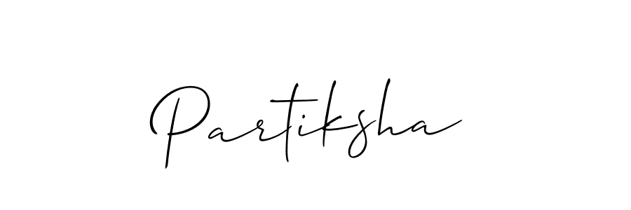 Best and Professional Signature Style for Partiksha. Allison_Script Best Signature Style Collection. Partiksha signature style 2 images and pictures png