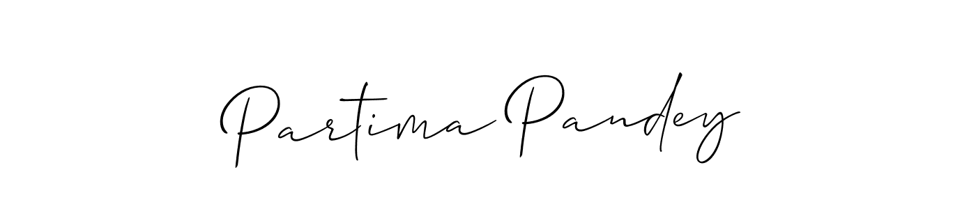 Make a beautiful signature design for name Partima Pandey. Use this online signature maker to create a handwritten signature for free. Partima Pandey signature style 2 images and pictures png