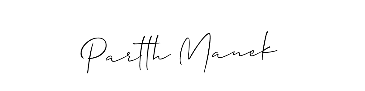 Once you've used our free online signature maker to create your best signature Allison_Script style, it's time to enjoy all of the benefits that Partth Manek name signing documents. Partth Manek signature style 2 images and pictures png
