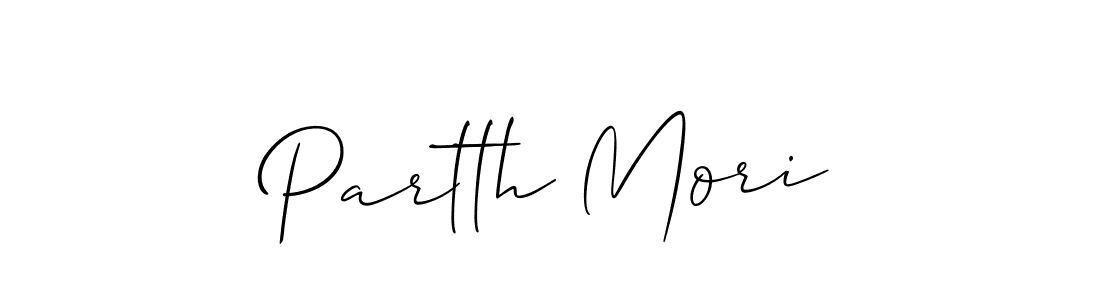 Make a short Partth Mori signature style. Manage your documents anywhere anytime using Allison_Script. Create and add eSignatures, submit forms, share and send files easily. Partth Mori signature style 2 images and pictures png