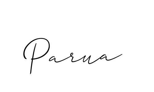 Make a beautiful signature design for name Parua. Use this online signature maker to create a handwritten signature for free. Parua signature style 2 images and pictures png