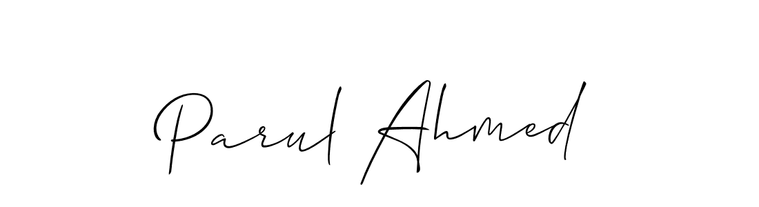 You can use this online signature creator to create a handwritten signature for the name Parul Ahmed. This is the best online autograph maker. Parul Ahmed signature style 2 images and pictures png