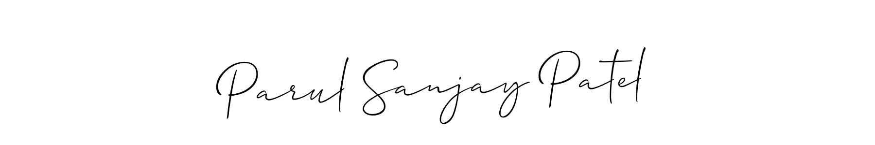 Once you've used our free online signature maker to create your best signature Allison_Script style, it's time to enjoy all of the benefits that Parul Sanjay Patel name signing documents. Parul Sanjay Patel signature style 2 images and pictures png