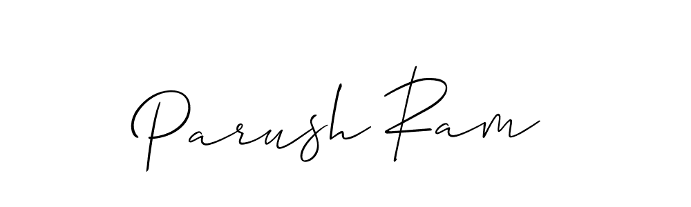 How to Draw Parush Ram signature style? Allison_Script is a latest design signature styles for name Parush Ram. Parush Ram signature style 2 images and pictures png