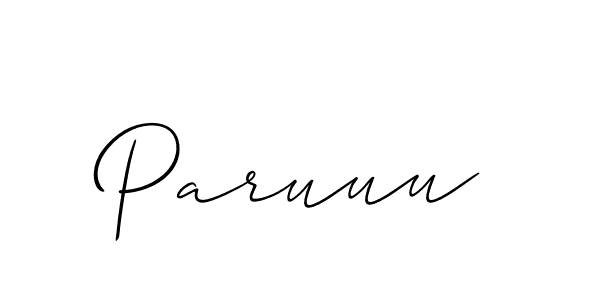 Best and Professional Signature Style for Paruuu. Allison_Script Best Signature Style Collection. Paruuu signature style 2 images and pictures png
