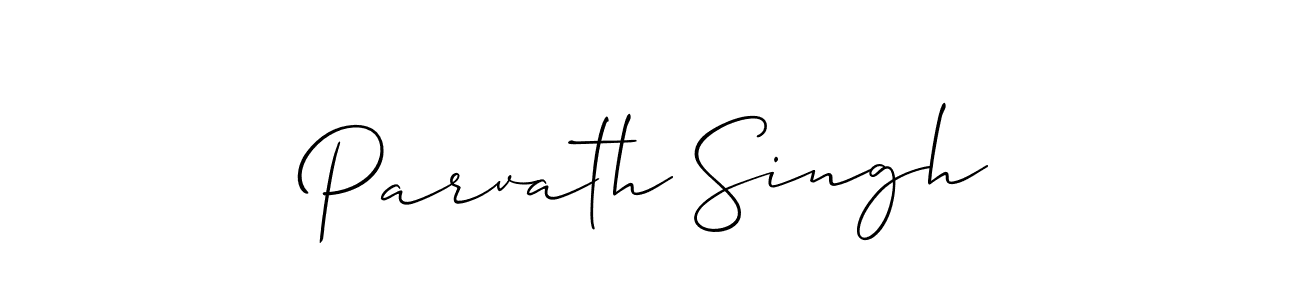 Best and Professional Signature Style for Parvath Singh. Allison_Script Best Signature Style Collection. Parvath Singh signature style 2 images and pictures png