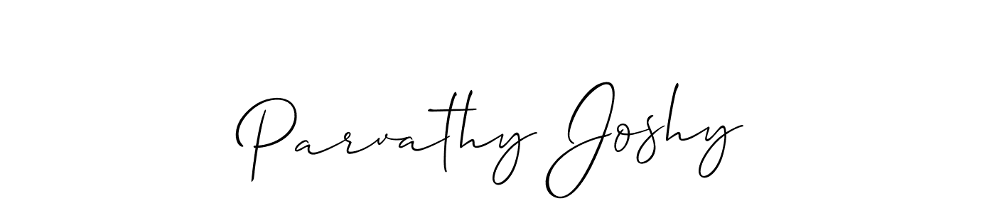 You can use this online signature creator to create a handwritten signature for the name Parvathy Joshy. This is the best online autograph maker. Parvathy Joshy signature style 2 images and pictures png