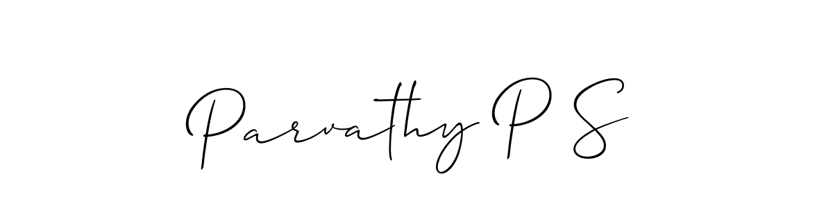 Check out images of Autograph of Parvathy P S name. Actor Parvathy P S Signature Style. Allison_Script is a professional sign style online. Parvathy P S signature style 2 images and pictures png