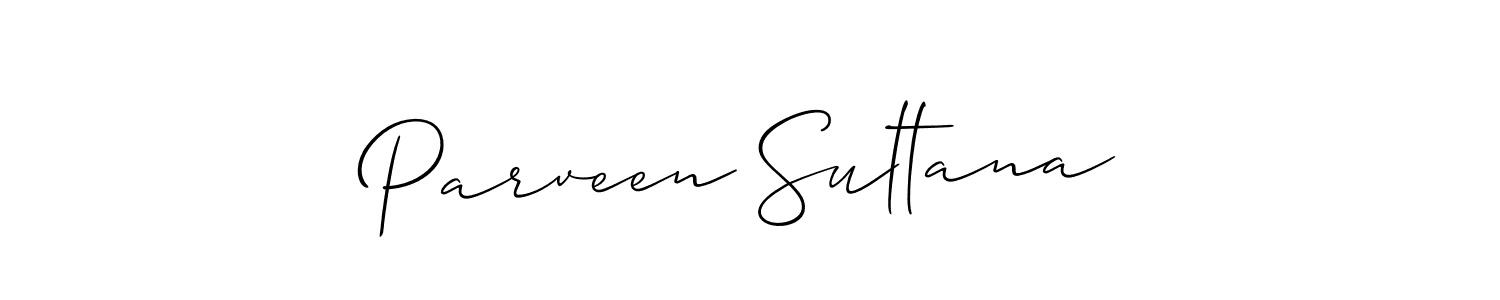 Also we have Parveen Sultana name is the best signature style. Create professional handwritten signature collection using Allison_Script autograph style. Parveen Sultana signature style 2 images and pictures png