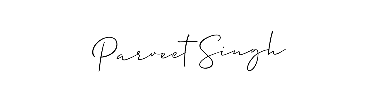 The best way (Allison_Script) to make a short signature is to pick only two or three words in your name. The name Parveet Singh include a total of six letters. For converting this name. Parveet Singh signature style 2 images and pictures png