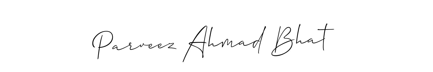 How to Draw Parveez Ahmad Bhat signature style? Allison_Script is a latest design signature styles for name Parveez Ahmad Bhat. Parveez Ahmad Bhat signature style 2 images and pictures png