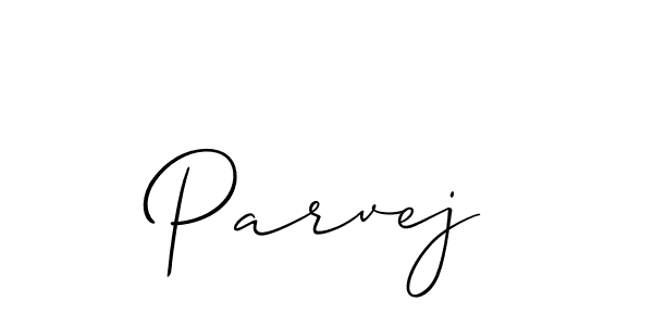 You should practise on your own different ways (Allison_Script) to write your name (Parvej) in signature. don't let someone else do it for you. Parvej signature style 2 images and pictures png