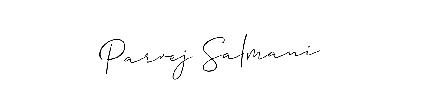 Once you've used our free online signature maker to create your best signature Allison_Script style, it's time to enjoy all of the benefits that Parvej Salmani name signing documents. Parvej Salmani signature style 2 images and pictures png